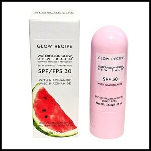 Glow‎ Recipe Watermelon Glow Dew Balm SPF 30 with Niacinamide .58 oz Stick